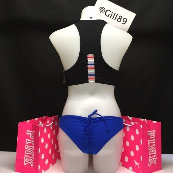 🔥PINK VICTORIA SECRET BIKINI SET 4th of July New - Picture 7 of 9